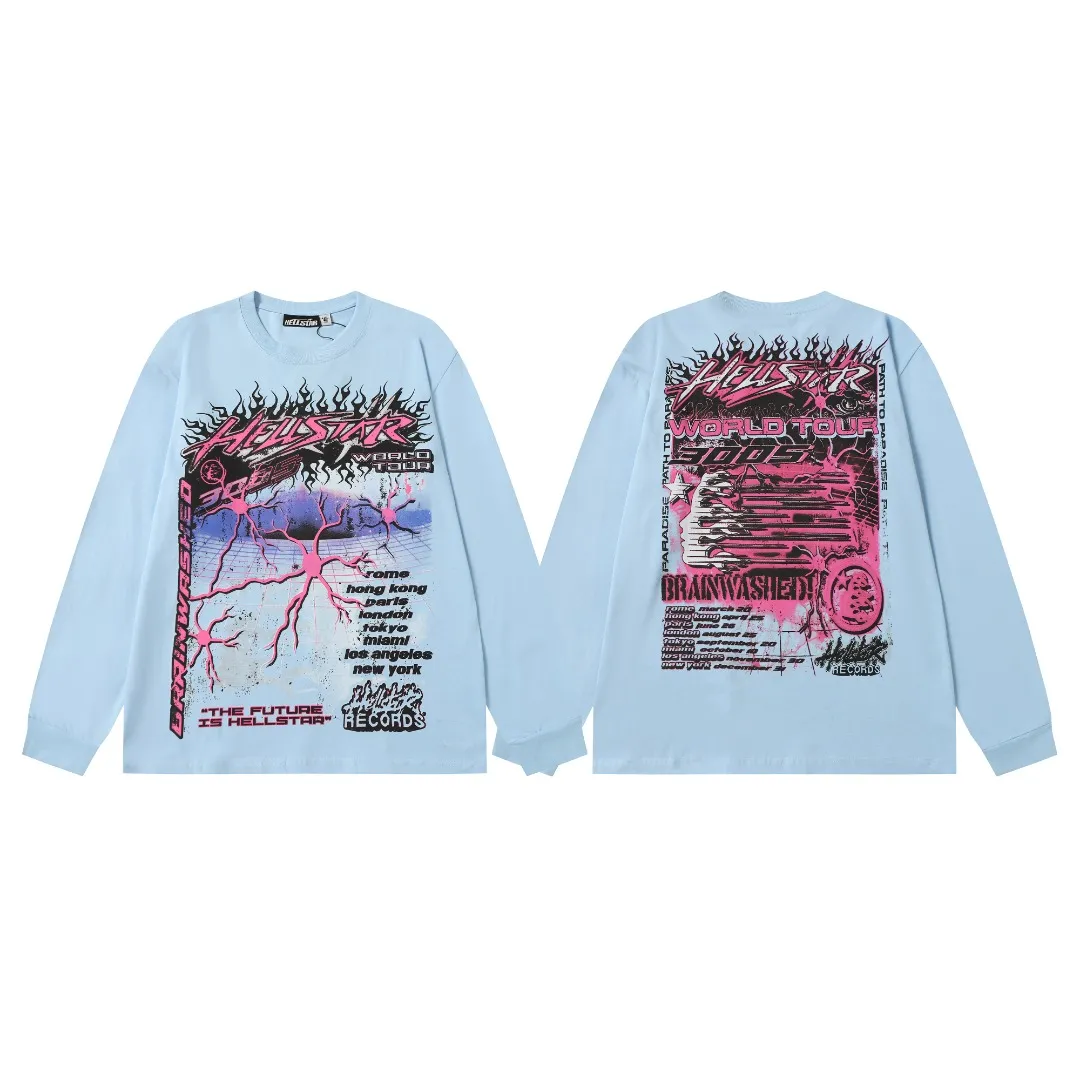 H 7105# Blue｜ P75 In Stock Hellstar / T （fabric): 26 270 Sizes（size）：S-M- L- X L （colour）： Blue 👉